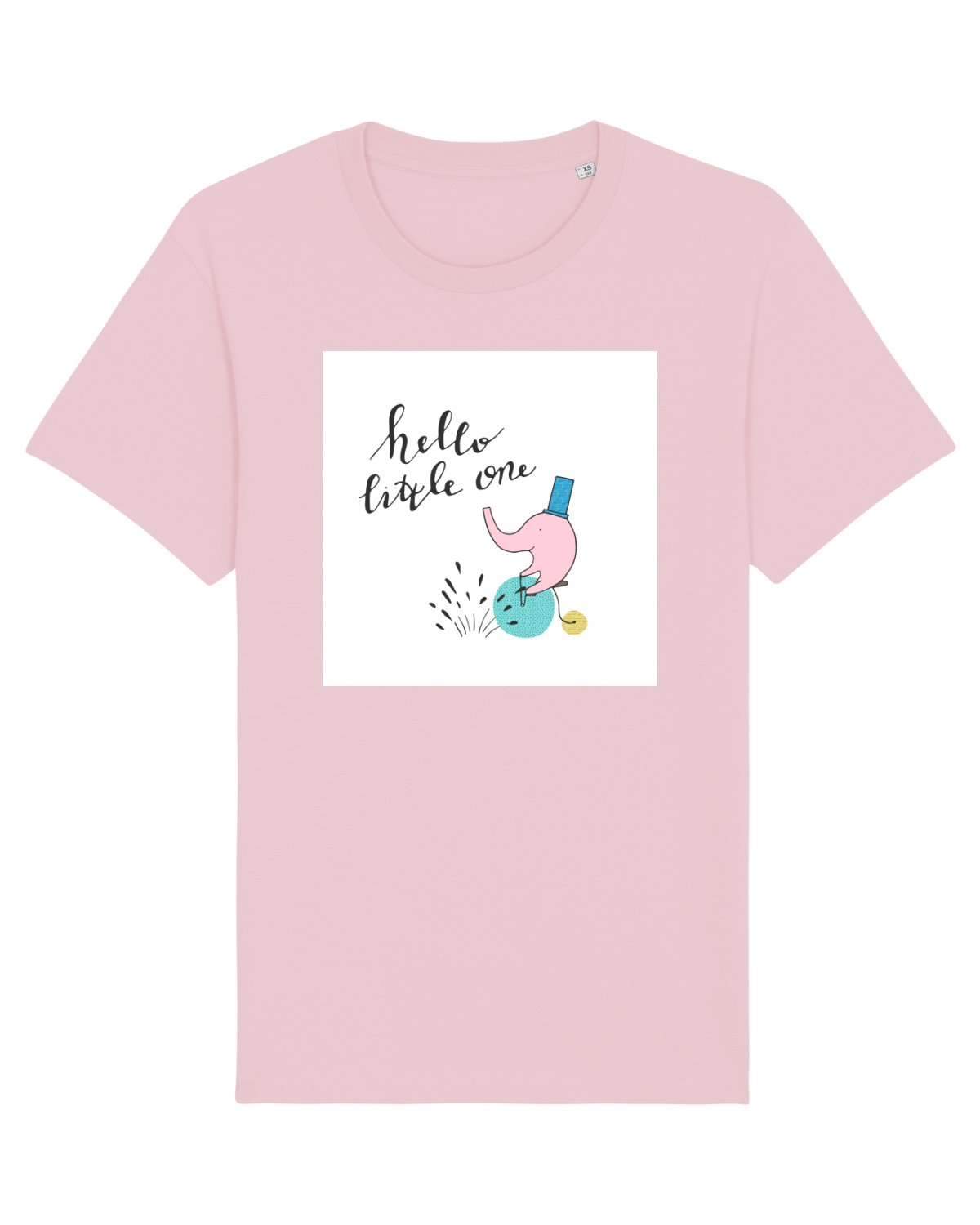 Tricou mânecă scurtă Unisex Rocker Cotton Pink