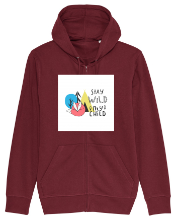 Stay Wild my Child Burgundy