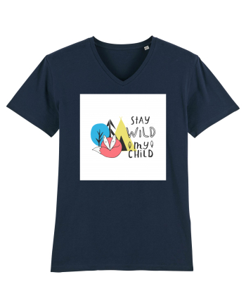 Stay Wild my Child French Navy