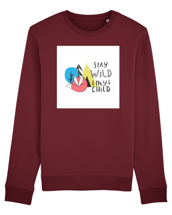 Stay Wild my Child Burgundy