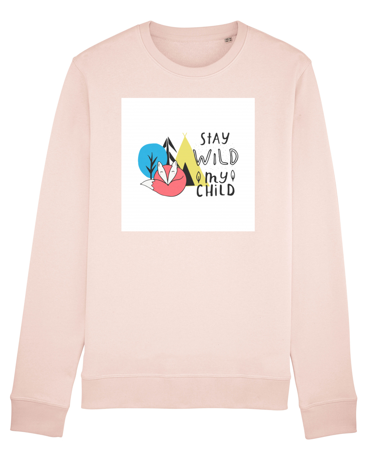 Bluză mânecă lungă Unisex Rise Candy Pink