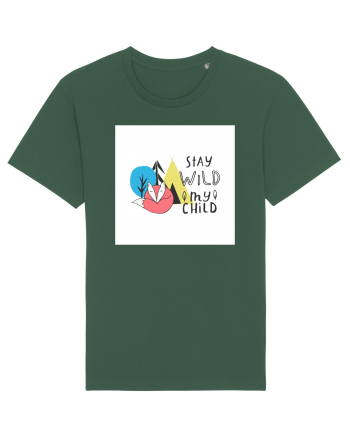 Stay Wild my Child Bottle Green