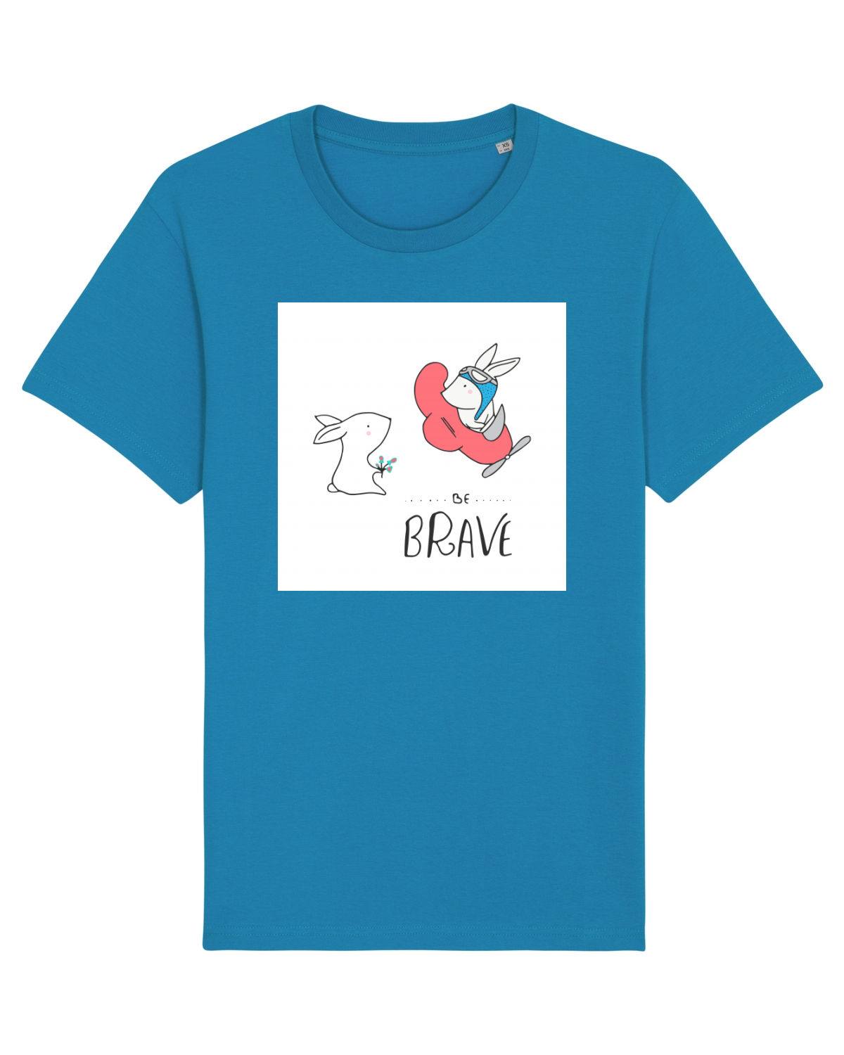 Tricou mânecă scurtă Unisex Rocker Azur