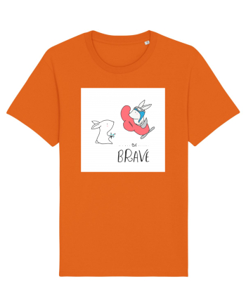 Be Brave Bright Orange