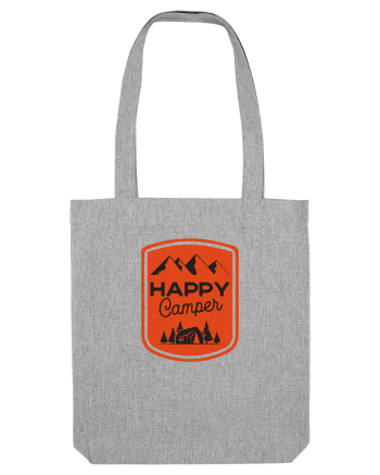 Happy Camper Orange Heather Grey