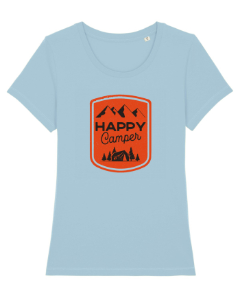 Happy Camper Orange Sky Blue