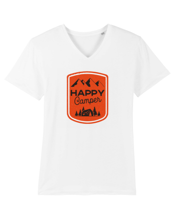 Happy Camper Orange White