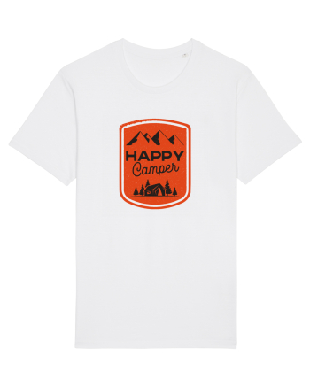 Happy Camper Orange White