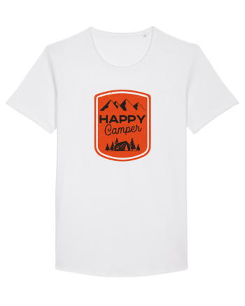 Happy Camper Orange White