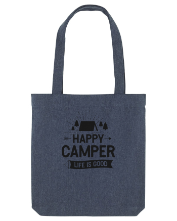 Happy Camper Life is Good Midnight Blue