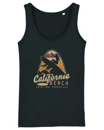 California Beach Surfing Black