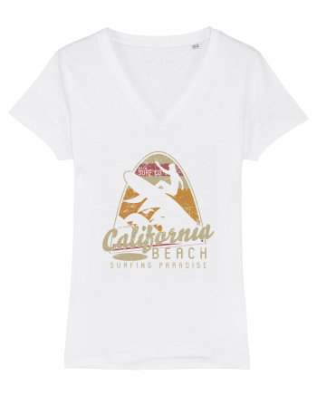 California Beach Surfing White