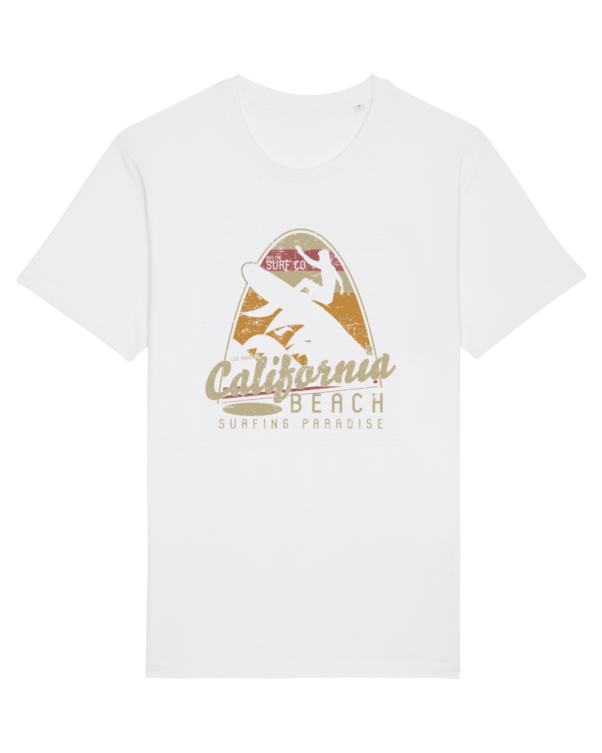 Tricou mânecă scurtă Unisex Rocker White