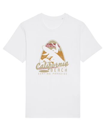 California Beach Surfing White