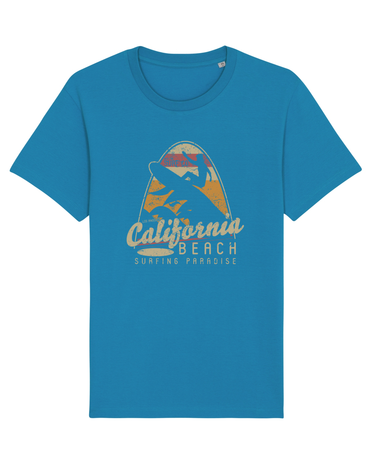 Tricou mânecă scurtă Unisex Rocker Azur