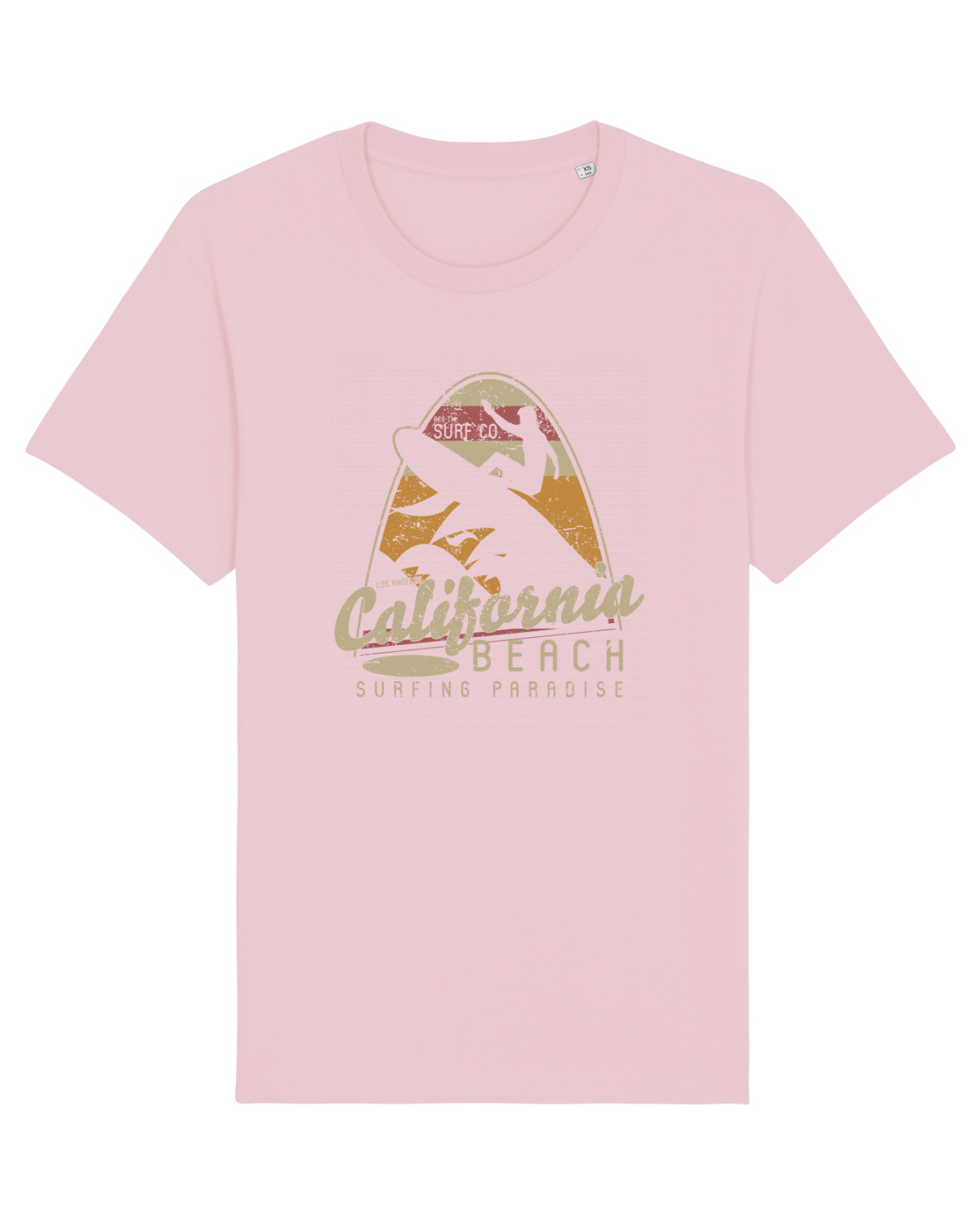 Tricou mânecă scurtă Unisex Rocker Cotton Pink