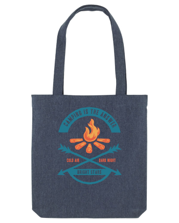 Camping is the Answer Midnight Blue