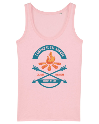 Camping is the Answer Cotton Pink