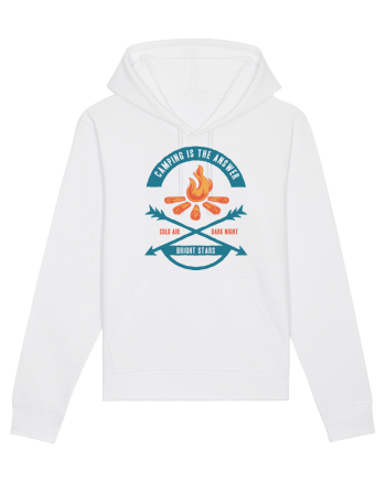 Camping is the Answer White