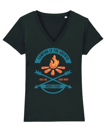 Camping is the Answer Black