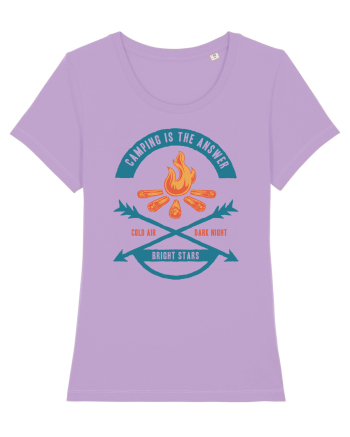Camping is the Answer Lavender Dawn