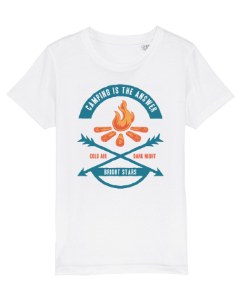 Camping is the Answer White