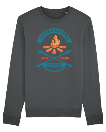 Camping is the Answer Anthracite