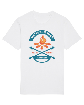 Camping is the Answer White