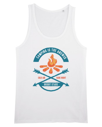 Camping is the Answer White