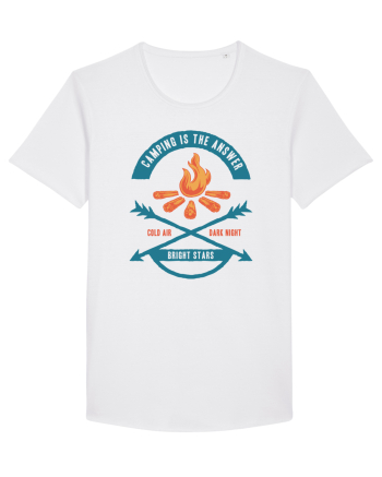 Camping is the Answer White