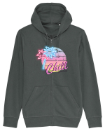 Chill Neon Hanorac cu fermoar Unisex Connector