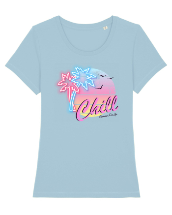 Chill Neon Sky Blue