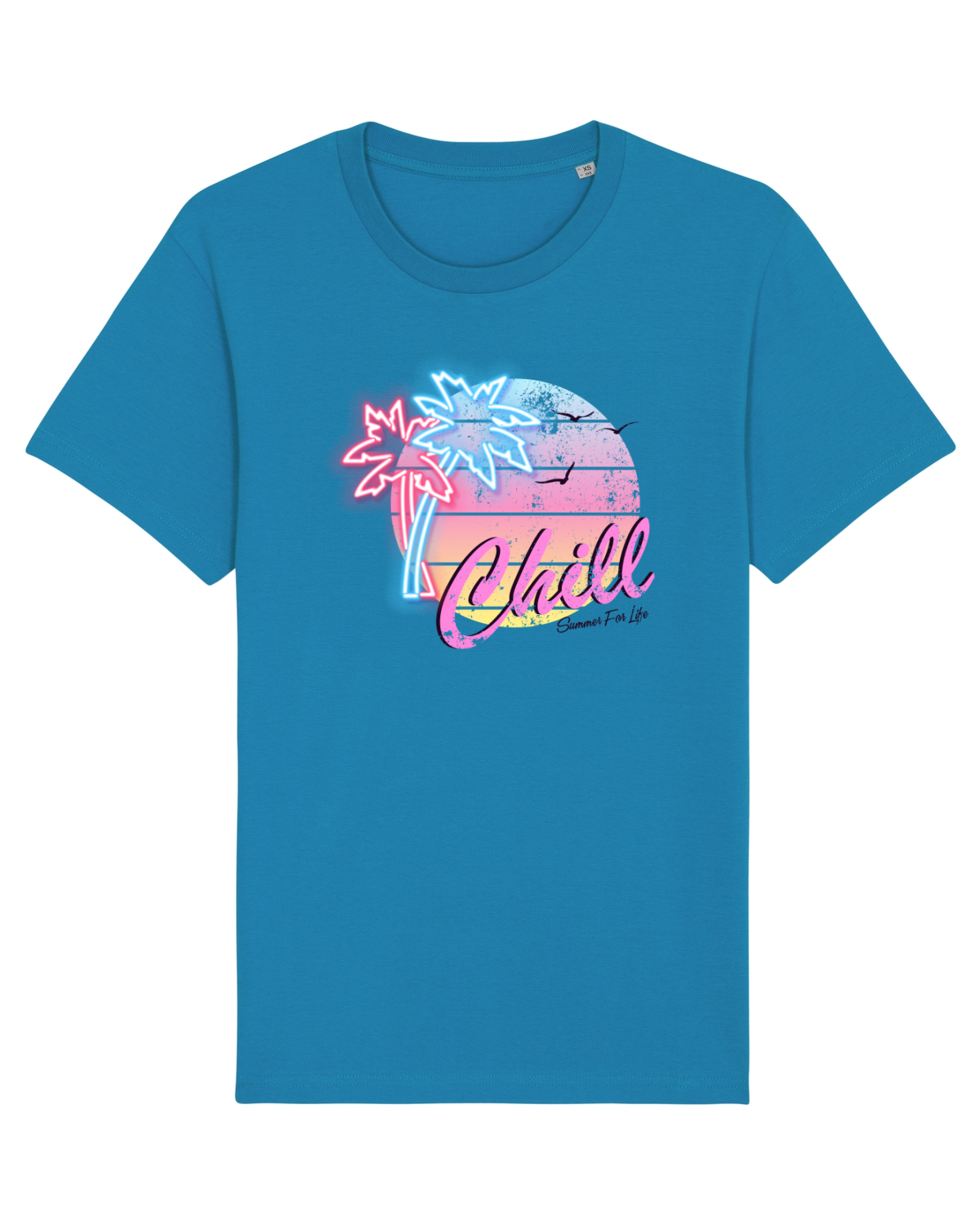 Tricou mânecă scurtă Unisex Rocker Azur