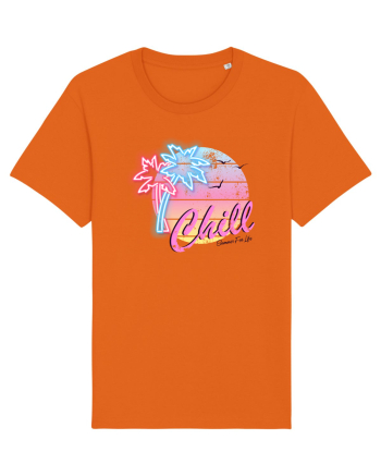 Chill Neon Bright Orange