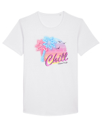 Chill Neon Tricou mânecă scurtă guler larg Bărbat Skater