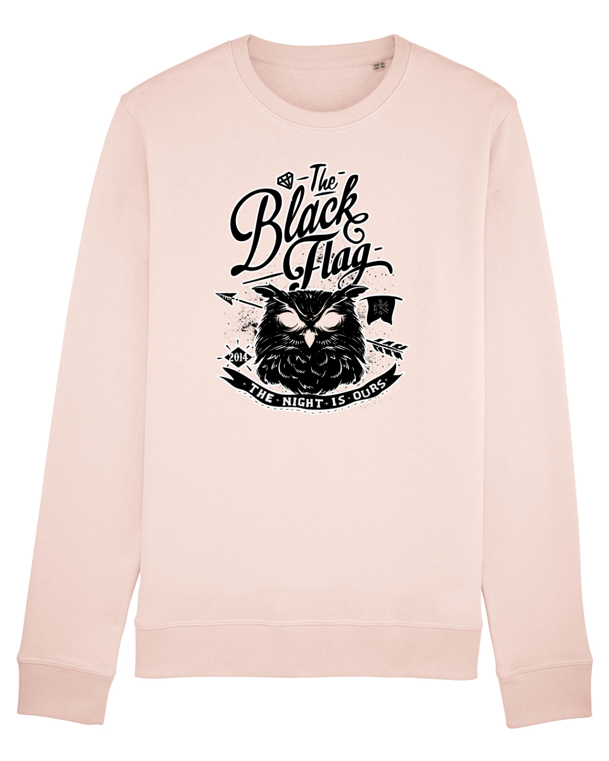 Bluză mânecă lungă Unisex Rise Candy Pink