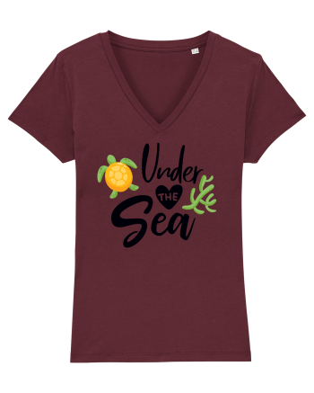 Under the Sea Burgundy