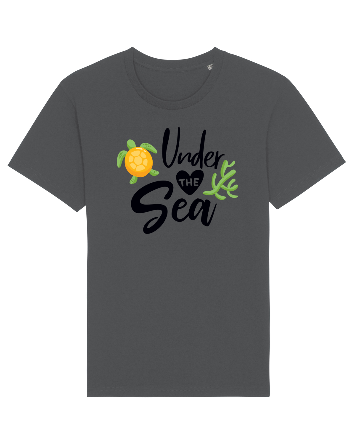 Tricou mânecă scurtă Unisex Rocker Anthracite