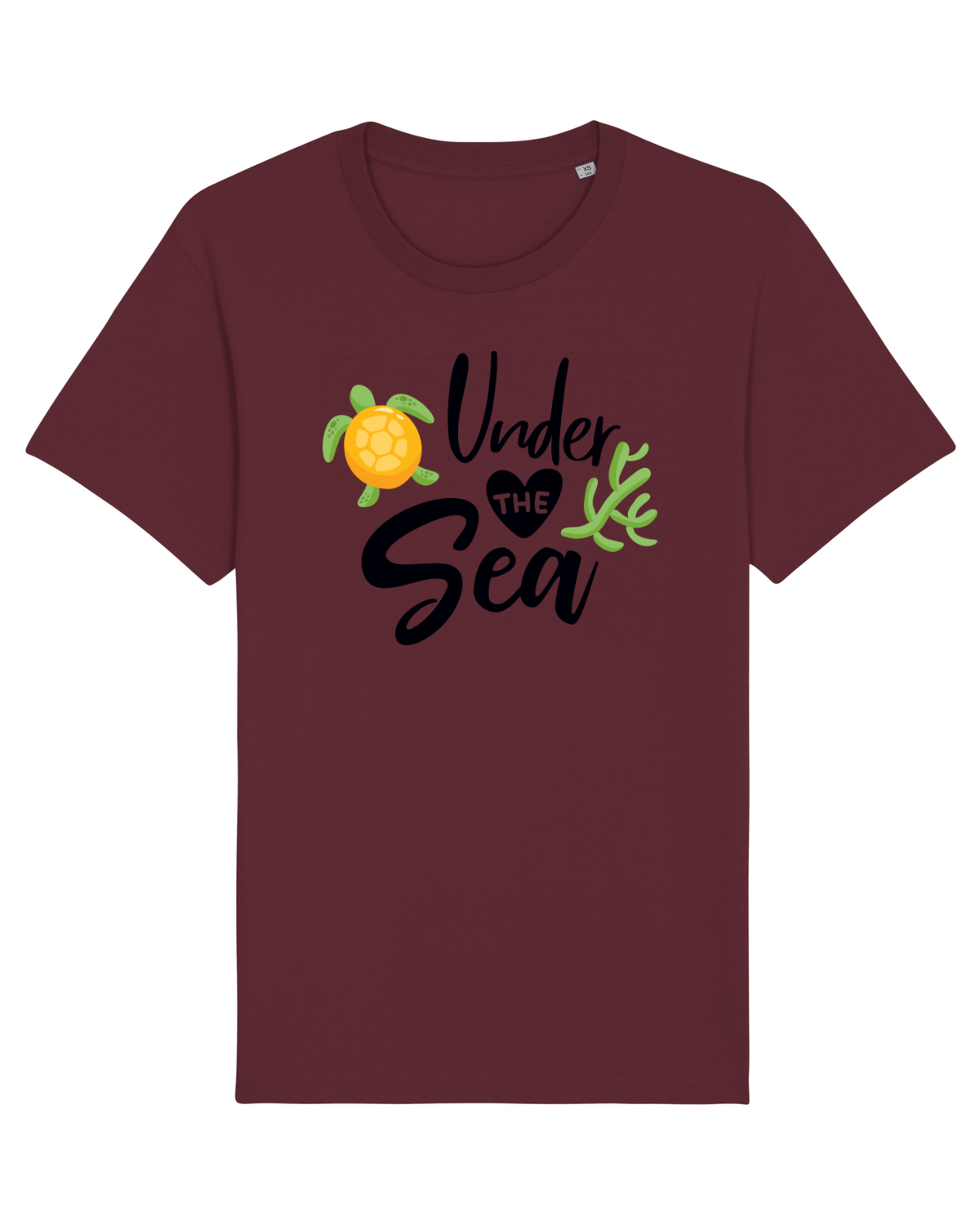 Tricou mânecă scurtă Unisex Rocker Burgundy