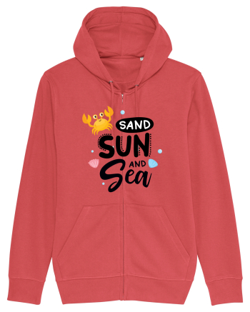 Sand Sun and the Sea Carmine Red