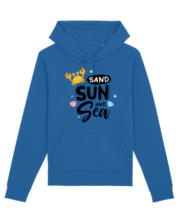 Sand Sun and the Sea Royal Blue