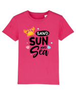 Sand Sun and the Sea Tricou mânecă scurtă  Copii Mini Creator