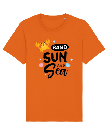 Sand Sun and the Sea Bright Orange