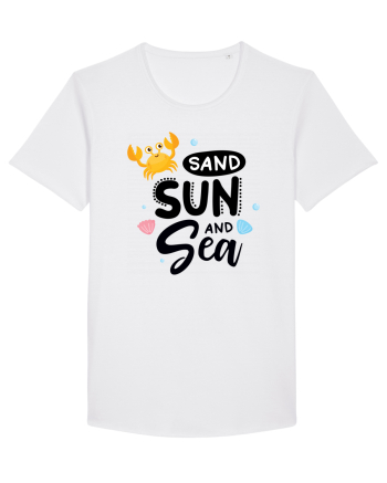 Sand Sun and the Sea White
