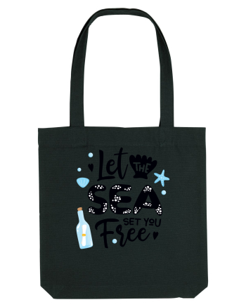 Let the Sea set you Free Black
