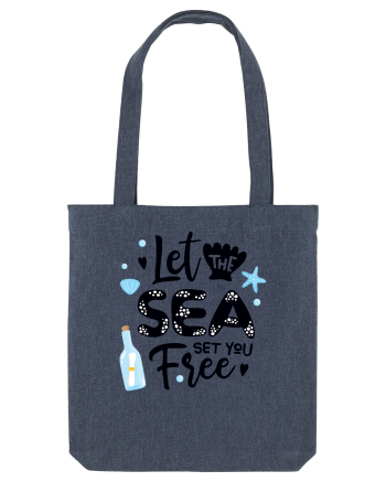 Let the Sea set you Free Midnight Blue
