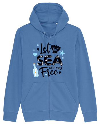 Let the Sea set you Free Bright Blue