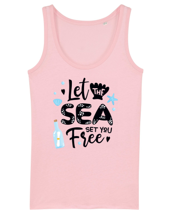 Let the Sea set you Free Cotton Pink