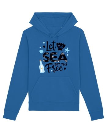 Let the Sea set you Free Royal Blue