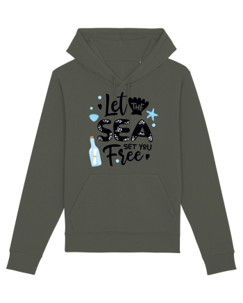 Let the Sea set you Free Khaki
